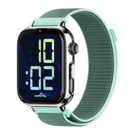 SaveFamily SaveWatch Plus 2 4G Argent Appels SOS Vidéoappel 1,96 pouces AMOLED GPS IP68 Montre connectée