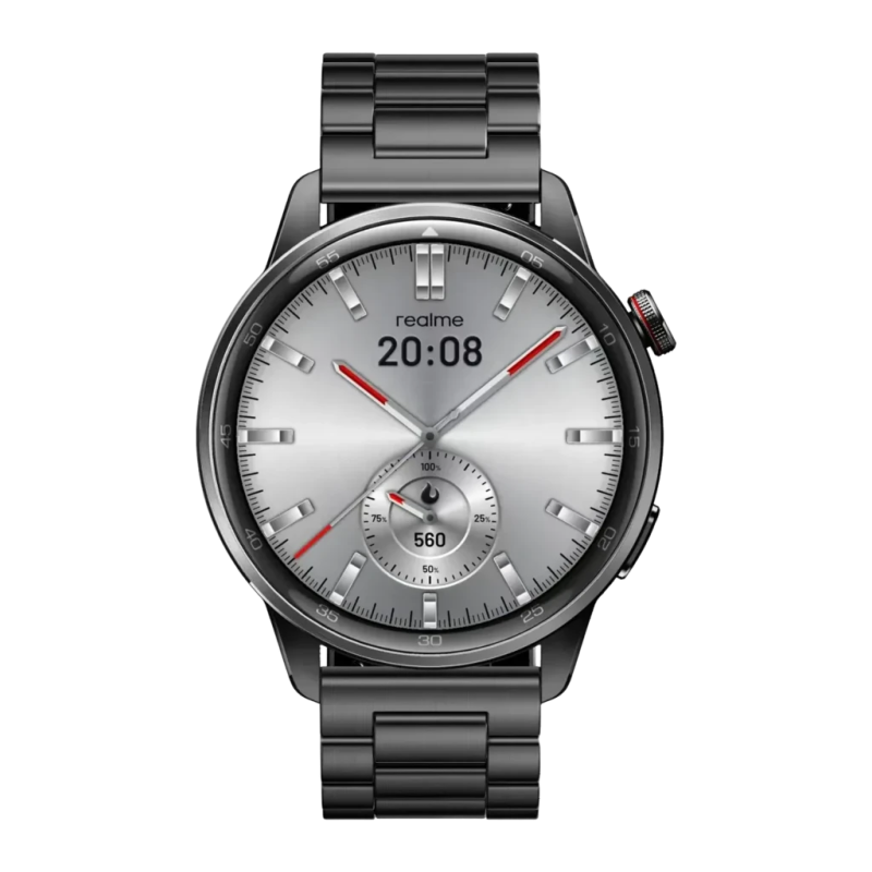 Realme Watch S2 Métallisé Gris AMOLED Appels Bluetooth 20 jours IP68