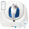 Catlink Baymax Scooper SE Blanc 65 L app Bac à litière autonettoyant