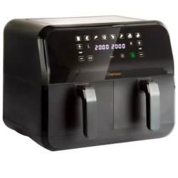 Onemoon D8 Double Panier 4L + 4L Noir 1700W Friteuse à air