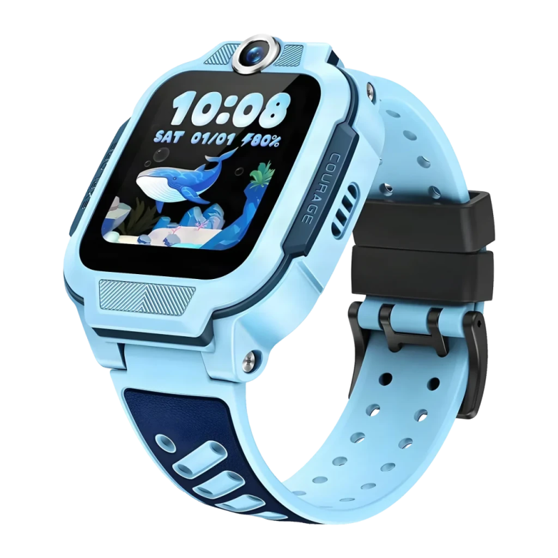 Imoo Watch Phone Z3 4G Bleu GPS Appels SOS Résistant à l'eau