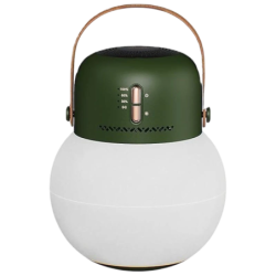 Lampe de camping en plein air Vert 10h 3600mAh Enceinte Bluetooth 5.2