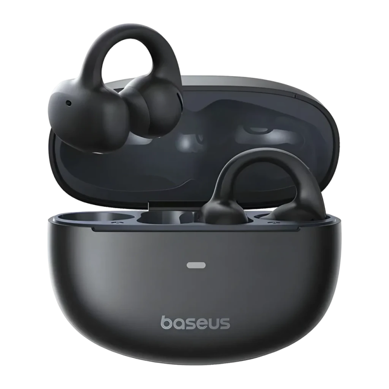 Baseus Bowie MC1 Open-Ear Noir TWS Bluetooth 5.4 40h IP57 ENC Écouteurs sans fil