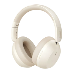 Baseus Bass 35 Max Beige Arceau Bluetooth 5.3 50h Casque sans fil