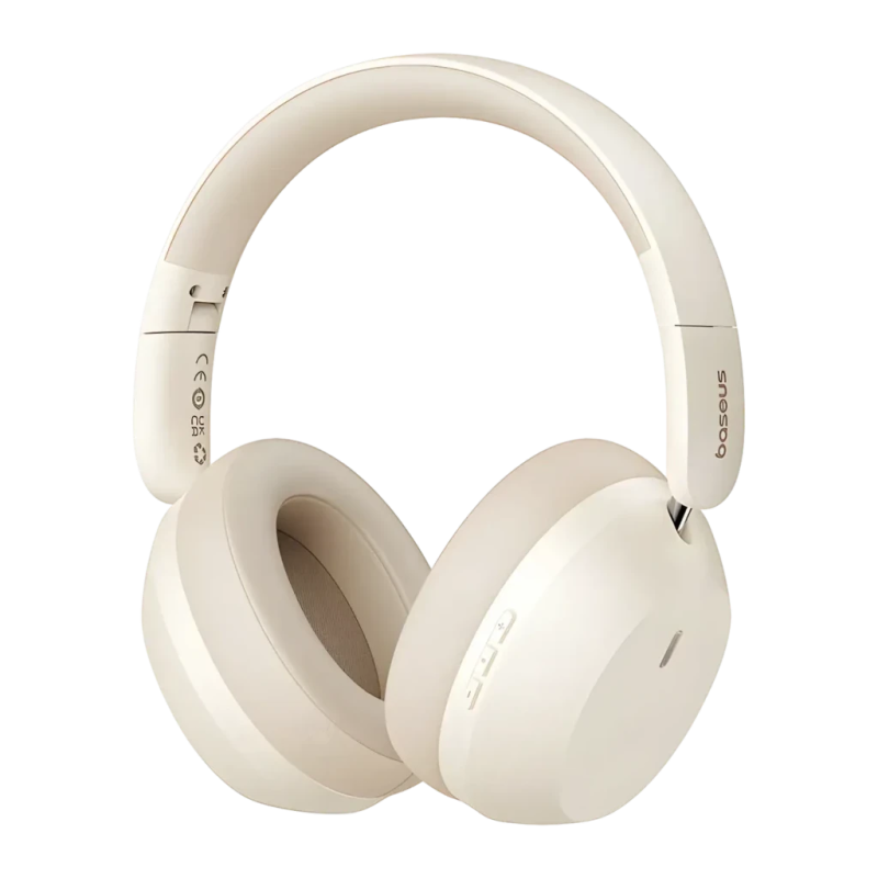 Baseus Bass 35 Max Beige Arceau Bluetooth 5.3 50h Casque sans fil