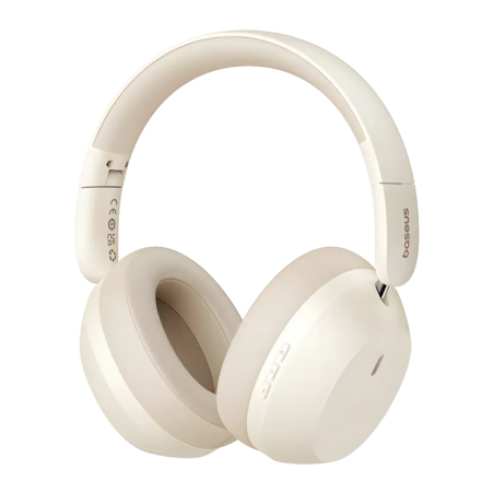 Baseus Bass 35 Max Beige Arceau Bluetooth 5.3 50h Casque sans fil