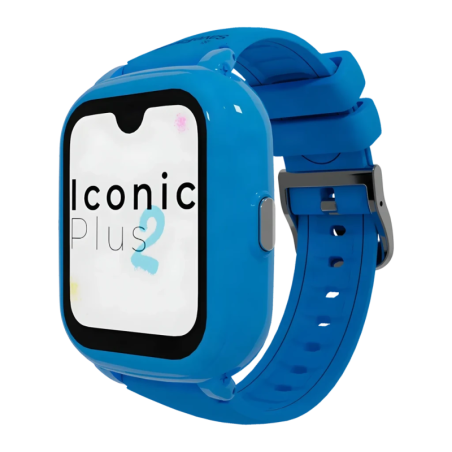 SaveFamily Iconic Plus 2 4G Bleu 1,78 pouces Appels SOS Vidéoappel GPS IP67 Montre connectée