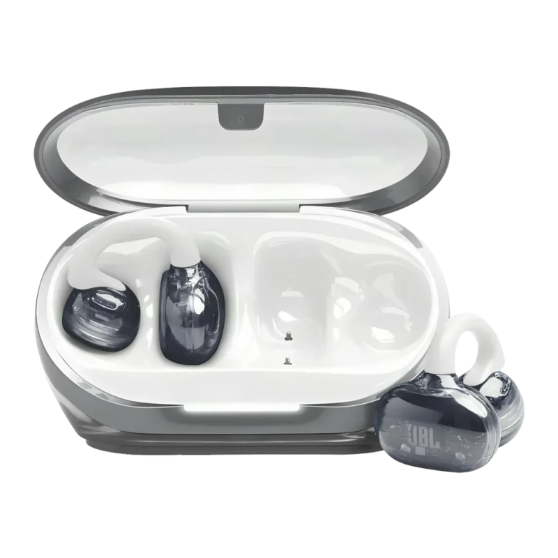 JBL Soundgear Clips Open-Ear Blanc TWS Bluetooth 5.4 32h IP54 Multipoint Écouteurs sans fil