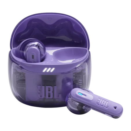 JBL Tune Flex 2 Ghost Edition Mauve TWS ANC Bluetooth 5.3 IP54 Écouteurs sans fil