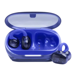 JBL Soundgear Clips Open-Ear Bleu TWS Bluetooth 5.4 32h IP54 Multipoint Écouteurs sans fil