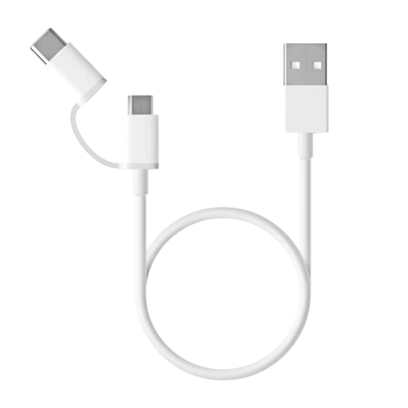 Xiaomi Mi Cable USB vers USB Type C/Micro USB 1m