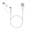Xiaomi Mi Cable USB vers USB Type C/Micro USB 1m