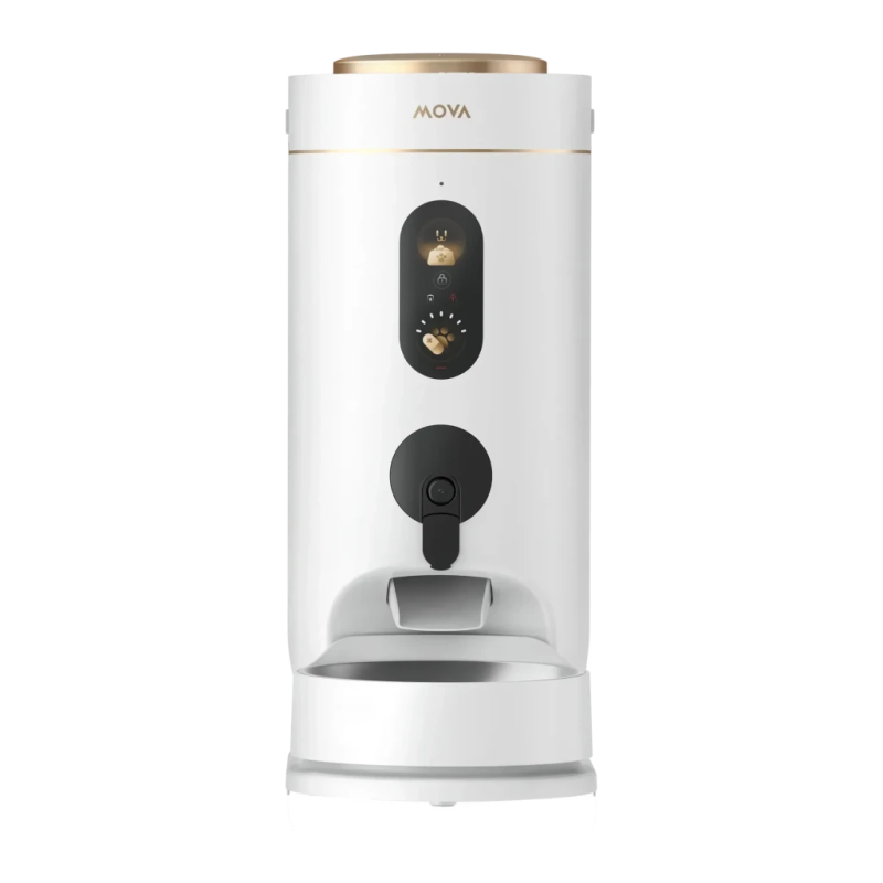 MOVA NutriPal 10 Ultra 4L Blanc Caméra HD app acier inoxydable Distributeur automatique