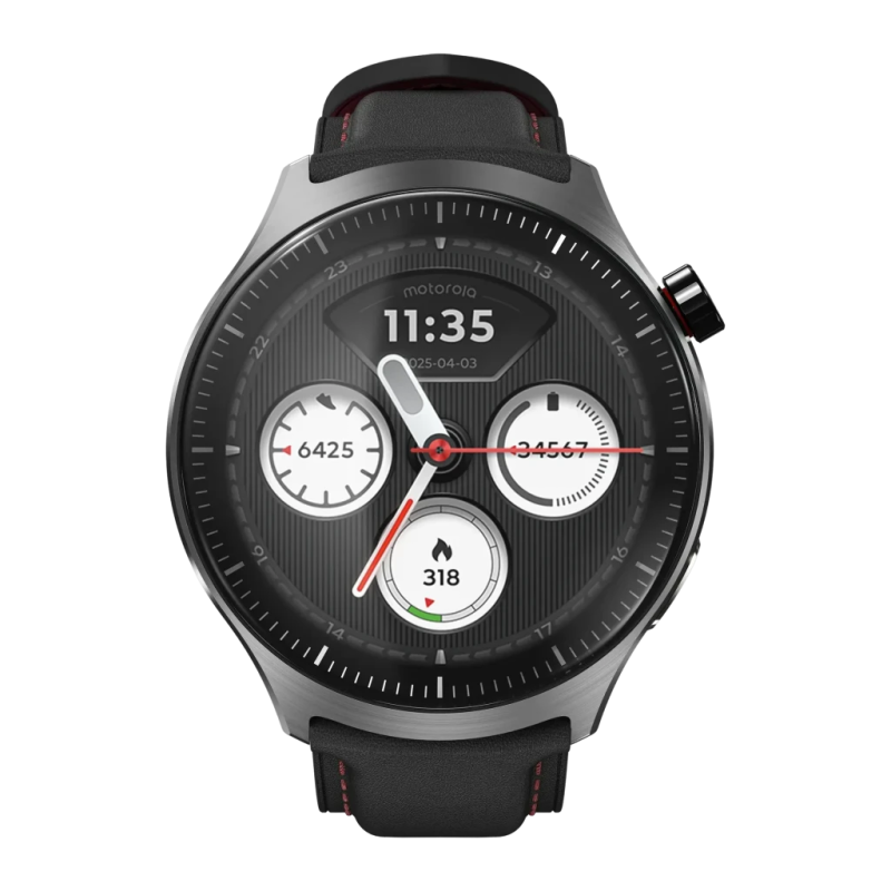 Motorola Moto Watch Ultra Acier 46 mm 4G OLED NFC 5ATM