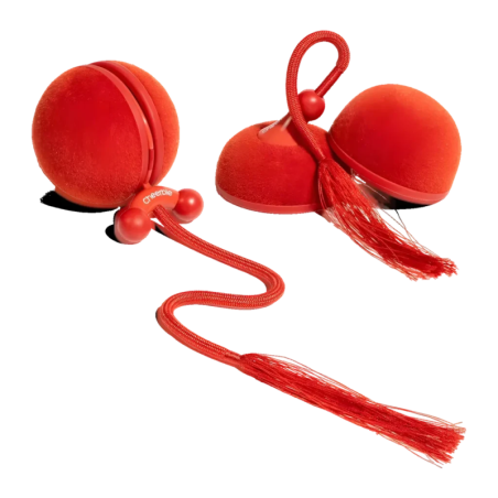 Cheerble Wicked Ball Duo 2 Batterie intégrée Chat Rouge Jouet interactif