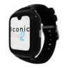 SaveFamily Iconic Plus 2 4G Noir Bouton SOS Caméra intégrée 1,78 pouces GPS IP67 Montre connectée