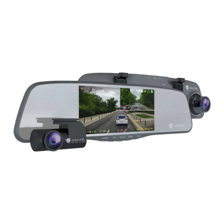 Rétroviseur Navitel MR255 NV Noir 2CH Full HD 1080p Vision Nocturne Dashcam