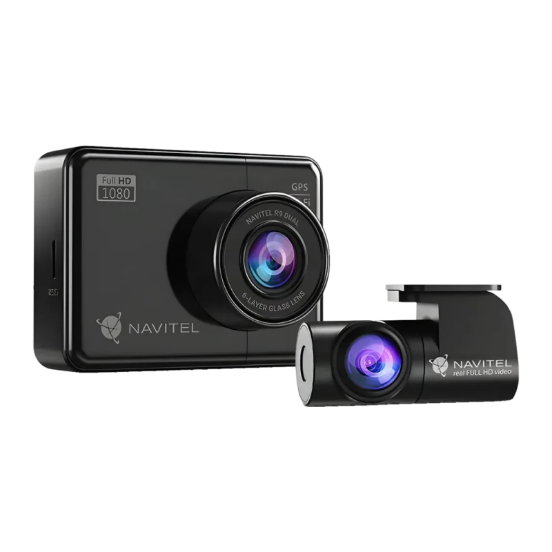 Navitel R9 Dual Noir 2CH Full HD 1080p GPS WiFi mode parking Dashcam