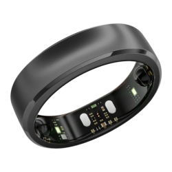 Ringconn Gen 3 Taille 6 Noir mat Bluetooth Bague connectée