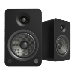 Kanto YU4 Sortie caisson de basses 70W Bluetooth aptX Optique TOSLINK Phono MM Enceintes bibliothèque