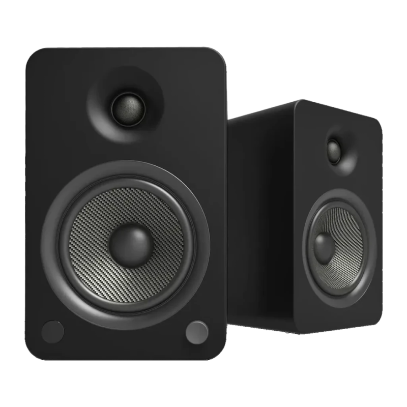 Kanto YU4 Sortie caisson de basses 70W Bluetooth aptX Optique TOSLINK Phono MM Enceintes bibliothèque