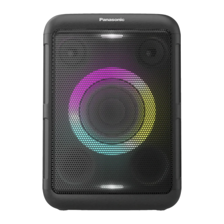 Panasonic SC-BMAX5 Noir 75W 9h 2475mAh mains libres radio FM lumières LED entrée AUX Enceinte Bluetooth 5.0