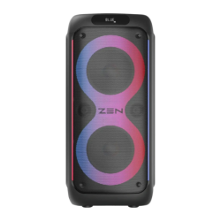 Zen Devices Rings Noir 95W 7h 5500mAh radio FM lumières LED entrée AUX Enceinte Bluetooth 5.0