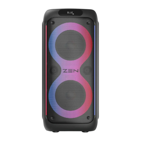 Zen Devices Rings Noir 95W 7h 5500mAh radio FM lumières LED entrée AUX Enceinte Bluetooth 5.0