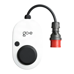 Chargeur de voiture électrique portable go-e Charger Gemini flex 2.0 Blanc 11kW Triphasé 0,3m 16A