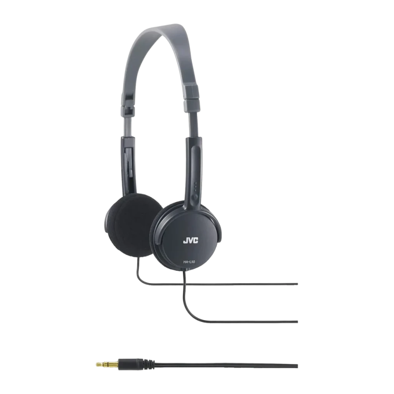 Casque JVC HA-L50 Supra-aural Filaire Jack 3,5 mm Noir