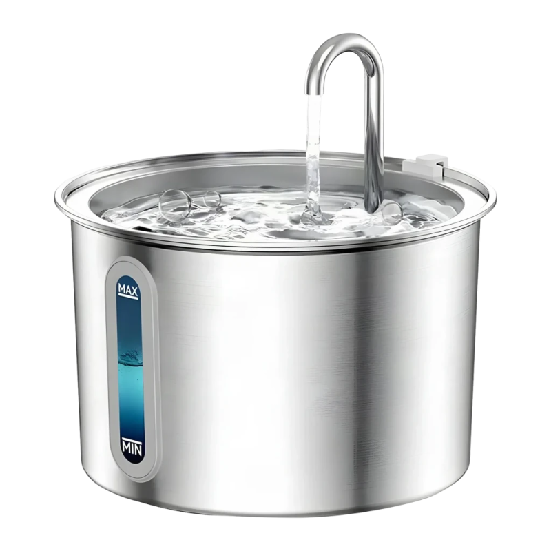 Oneisall 2L Acier Inoxydable PWF-001-1 30dB Fontaine automatique