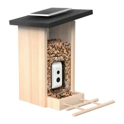 Mangeoire pour Oiseaux Birdfy Feeder Ebony Lite 2,5L 1080P Full HD