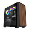 Darkflash Verre Trempé ATX/M-ATX/ITX 4 Ventilateurs ARGB Noir DS900WD Midi Tower Boîtier PC