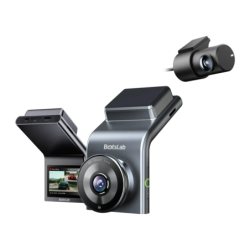 Botslab G300H Plus Gris 2CH 4K + 1080p GPS arrière Full HD 2 pouces vision nocturne commande vocale Dashcam