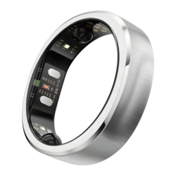 Ringconn Gen 3 Brossée Taille 8 Argent Bluetooth Bague connectée
