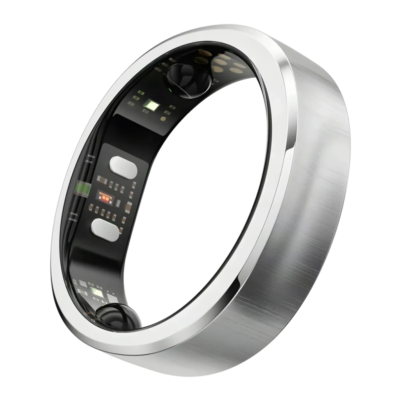 Ringconn Gen 3 Brossée Taille 12 Argent Bluetooth Bague connectée