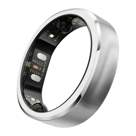 Ringconn Gen 3 Brossée Taille 12 Argent Bluetooth Bague connectée