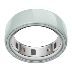 Oura Ring 4 Ceramic Bleu Canard Tide Taille 9 Bluetooth Bague connectée