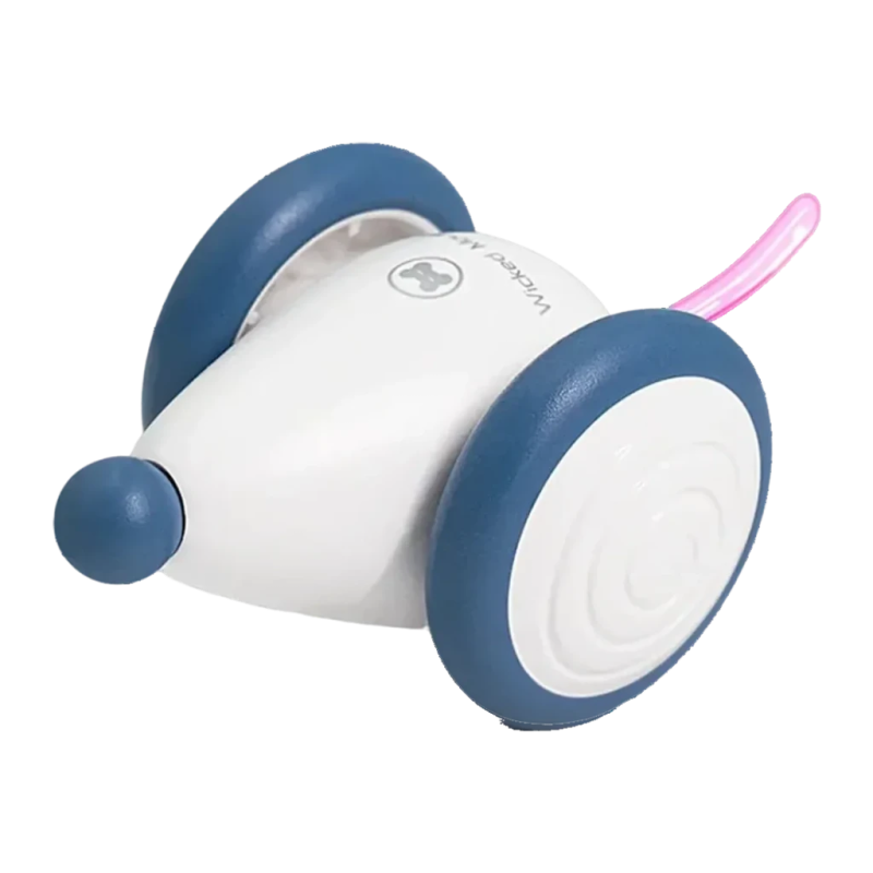Cheerble Wicked Mouse Micro USB 135mAh 40min Bleu Jouet interactif rechargeable