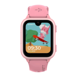 Garett Kids Vibe AI 4G Rose 1,78 pouces AMOLED GPS Bouton SOS Vidéoappel Appels 3 jours IP67 Montre connectée