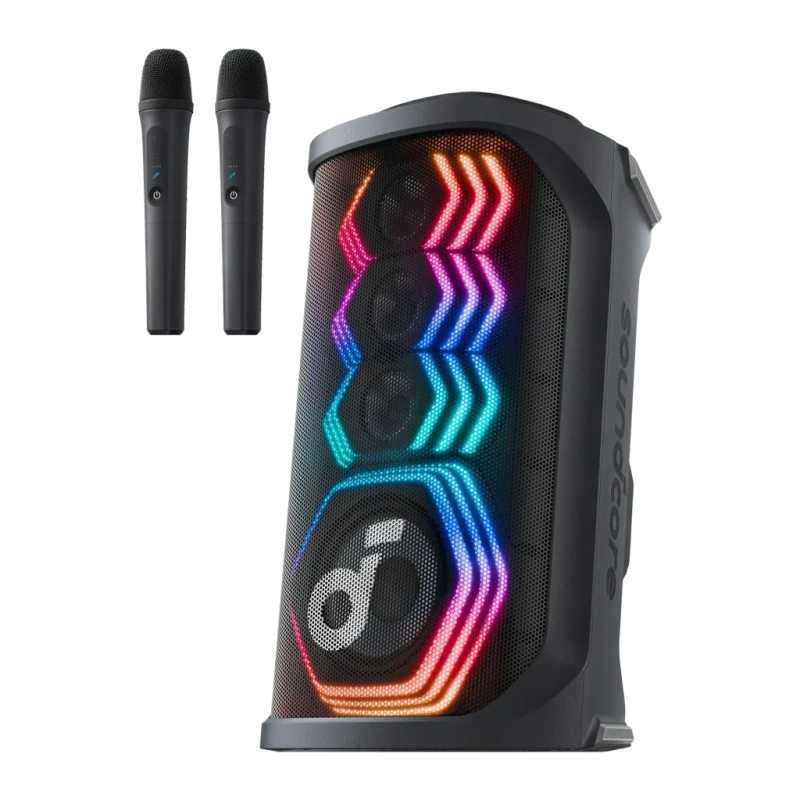 Anker Soundcore Rave 3S Noir 200W 12h IPX4 lumières LED Enceinte de soirée Bluetooth