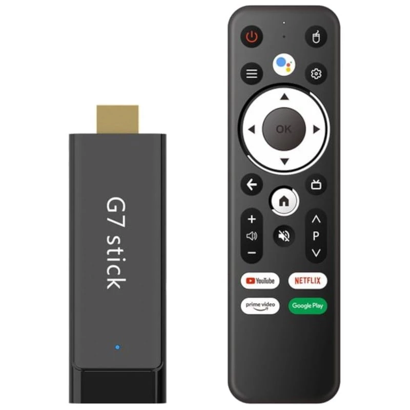 G7 Stick 2Go/16Go Android TV 11 4K WiFi double bande Bluetooth S905Y4 Gigabit