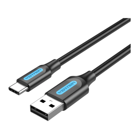 Câble USB Vention COKBD USB-A vers USB-C 3A 0,5m Noir