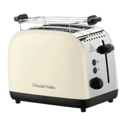 Russell Hobbs Colours Plus 1600W 2 Fentes Crème 26551-56 Grille-pain
