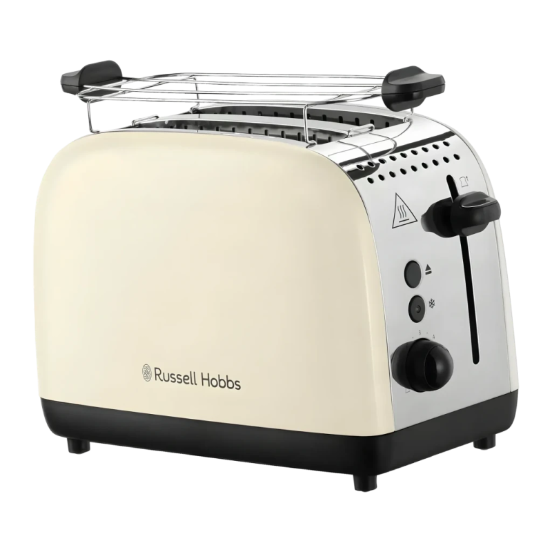 Russell Hobbs Colours Plus 1600W 2 Fentes Crème 26551-56 Grille-pain