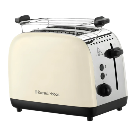 Russell Hobbs Colours Plus 1600W 2 Fentes Crème 26551-56 Grille-pain