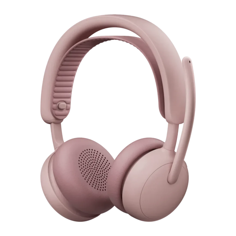 Logitech Zone Wireless 2 Rose Arceau ANC Bluetooth 5.3 48h Multipoint Casque sans fil