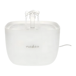 Nedis 2L Blanc Filtre 4 étapes PETWF21WT 40dB Fontaine à eau