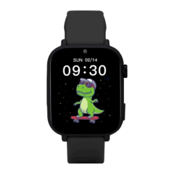 Garett Kids Nice Pro 4G Noir 1,85 pouces IPS GPS LBS Wi-Fi Bouton SOS Caméra HD 1 jour IP65 Montre connectée