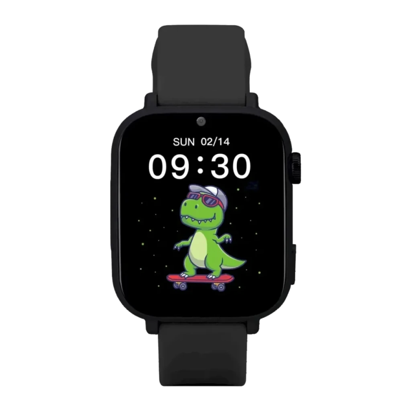 Garett Kids Nice Pro 4G Noir 1,85 pouces IPS GPS LBS Wi-Fi Bouton SOS Caméra HD 1 jour IP65 Montre connectée